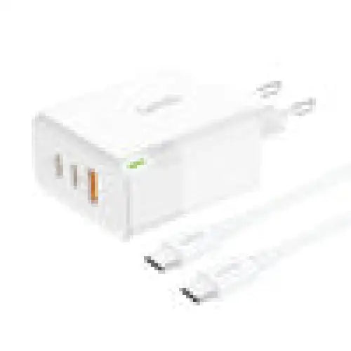 Charger Foneng GAN65 USB-A 2x USB-C GaN 65W with USB-C cable - mains chargers<<<Chargers<<<GSM Accessories<<<InnproXML