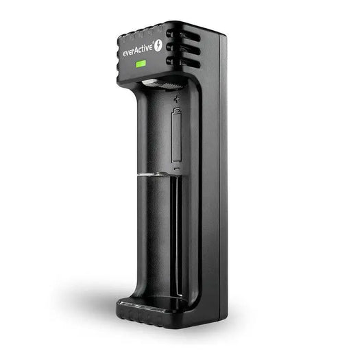 Charger for LiIon batteries 3.7v CR18650,CR123,14500 1 socket USB micro LC-100 EverActive - Зарядни устройства и