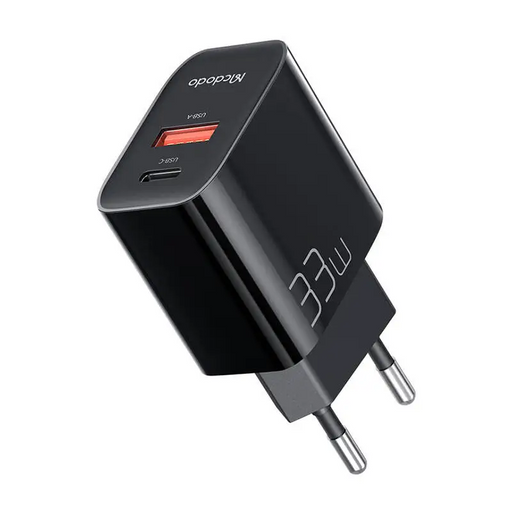 Charger GaN 33W Mcdodo CH-0921 USB-C USB-A (black) - mains chargers<<<Chargers<<<GSM Accessories<<<InnproXML