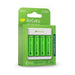 Charger GP BATTERIES E411 + 2100mAh AA For 4 pieces NiMH - Зарядни устройства и адаптери<<<Батерии и зарядни