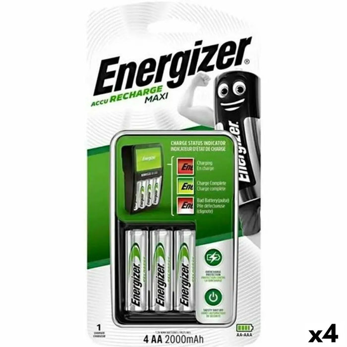 Charger + Rechargeable Batteries Energizer (4 Units) - Алкални батерии<<<Електроника Батерии<<<Компютри|