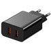 Charger X-MART Dual USB CHARGER 18W Black - Аксесоари за смартфон<<<Аксесоари<<<TechMart&&&Аксесоари за