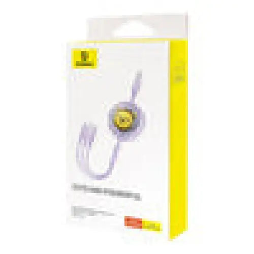 Charging Cable 3w1 Baseus USB to USB-C USB-M Lightning 3,5A 1,1m (purple) - Combo Cables<<<USB cables<<<GSM
