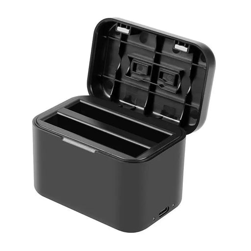 Charging case for batteries and memory cards PULUZ for Insta360 X4 (black) - For sports cameras<<<Accessories<<<Photo