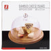 CHEESE PLATE GLASS LID 24CM Z1486 ZOKURA - Сервизи чаши и чинии<<<Домашни потреби<<<Кухня<<<Praktiker