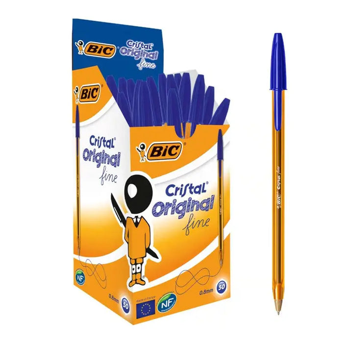 CHEMICAL CRYSTAL FINE BLUE 50 BIC - Химикалки<<<Канцеларски материали<<<AmperelB2B
