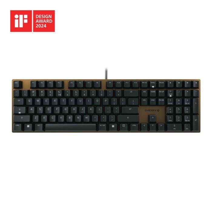 Mechanical keyboard CHERRY KC 200MX Brown, Slim, Black