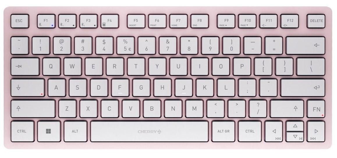 Wireless keyboard CHERRY KW 7100 MINI BT, Bluetooth, Pink