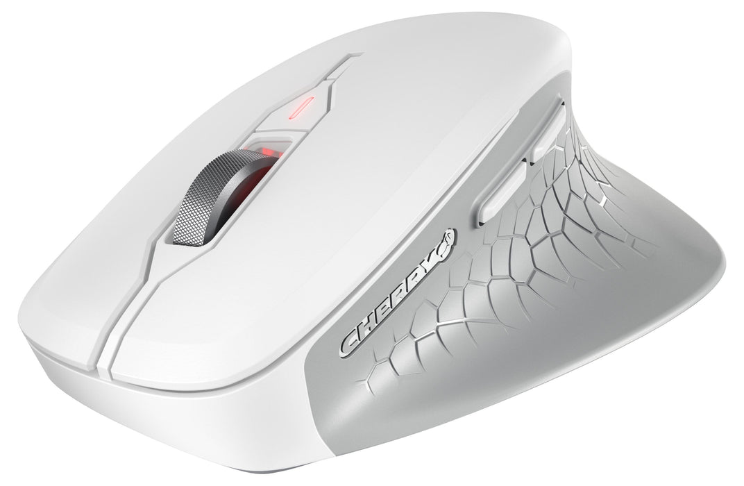 CHERRY Stream ergonomic silent mouse Comfort, 6 leg, 4000dpi, white