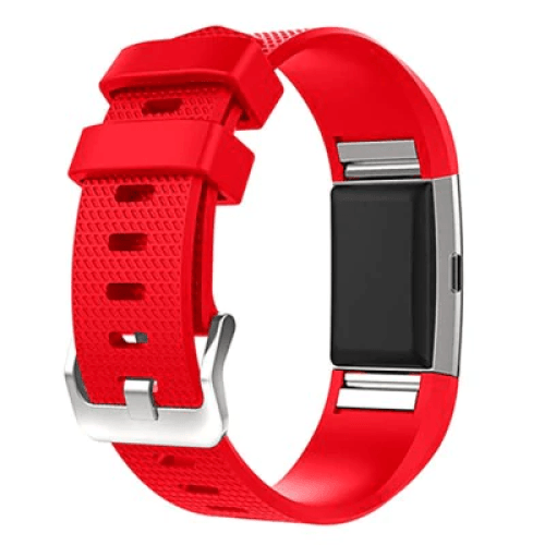 Red silicone strap Fitbit / Fitbit Charge 2