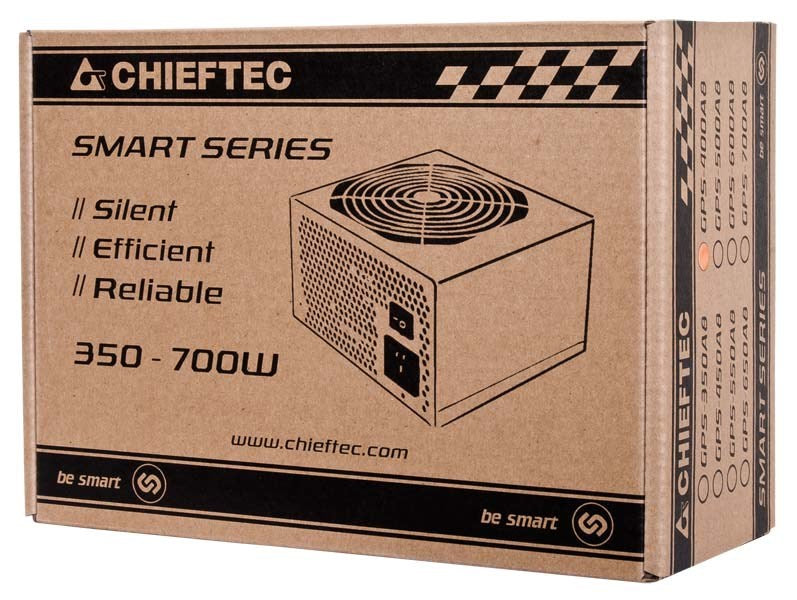 Chieftec Smart GPS-700A8 power supply unit 700 W 20+4 pin ATX PS/2 Black