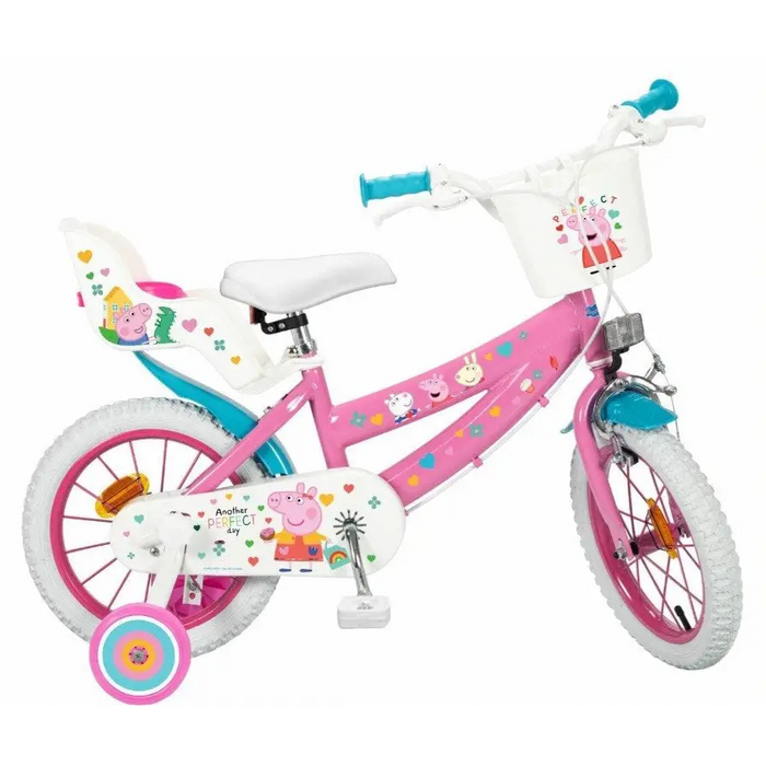 Children’s bicycle 14’’ Peppa Pig pink 1495 TOIMSA - Children’s bicyclesSRE-ROW<<<(Games and toys) Sports