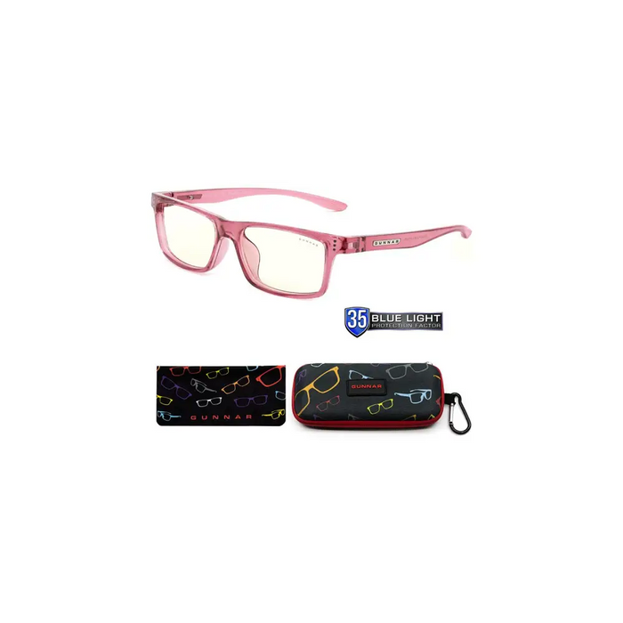 Children’s computer glasses GUNNAR Cruz Kids Large Clear Natural Pink - Компютърни и геймърски очила<<<Геймърска