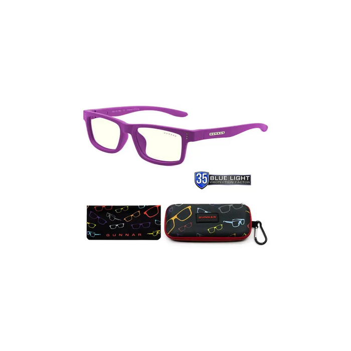 Children’s computer glasses GUNNAR Cruz Kids Small Clear Natural Purple - Компютърни и геймърски очила<<<Геймърска