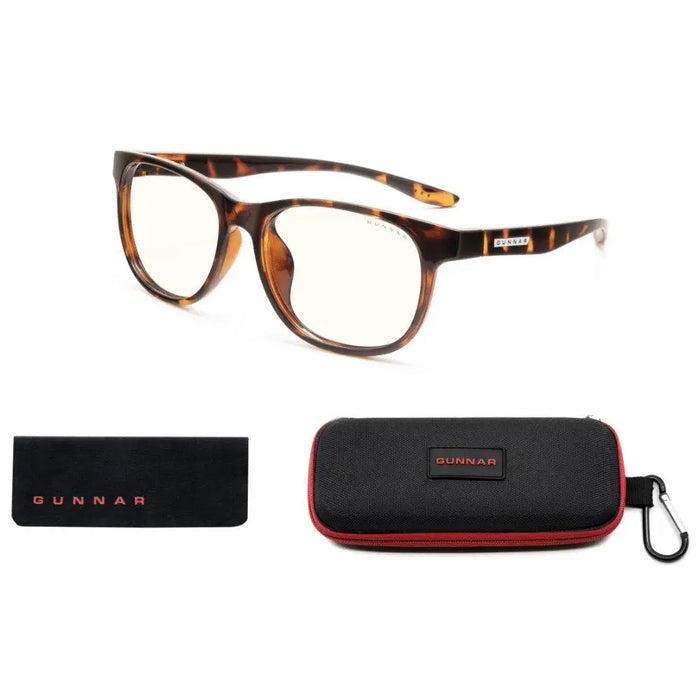 Children’s computer glasses GUNNAR Rush Kids 12+ Clear Natural Amber - Компютърни и геймърски очила<<<Геймърска