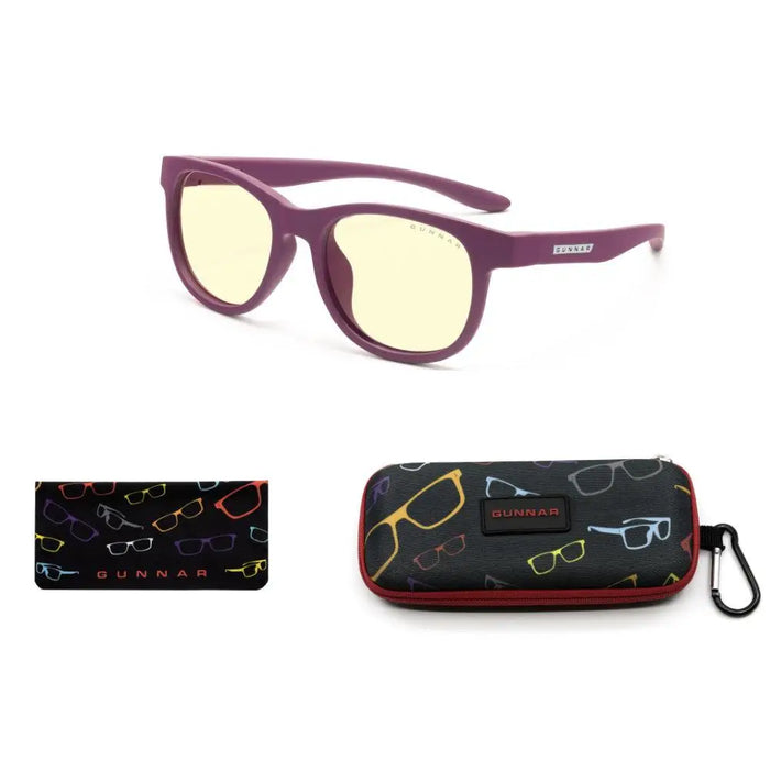 Children’s computer glasses GUNNAR Rush Kids Small Amber Natural Purple - Компютърни и геймърски очила<<<Геймърска