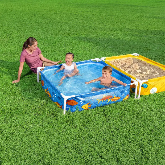 CHILDREN’S POOL 213X122CM SANDBOX BESTWAY 561CF - Надуваеми басейни<<<Басейни плажни артикули и