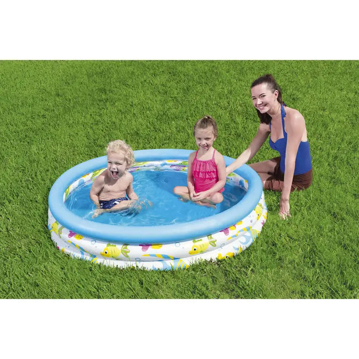 CHILDREN’S POOL F122X25CM BESTWAY 51009 - Надуваеми басейни<<<Басейни плажни артикули и оборудване<<<Градина<<<Praktiker