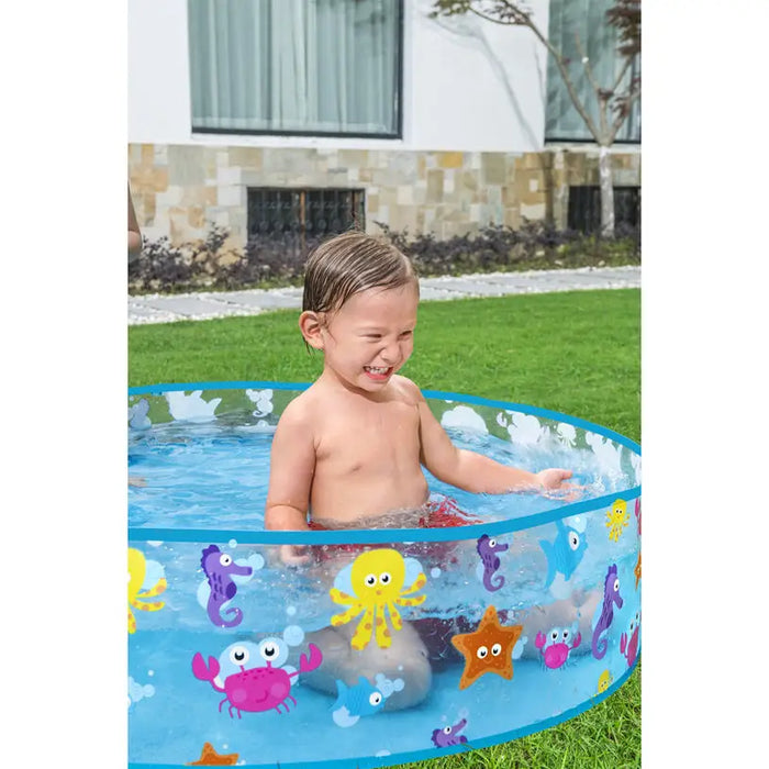 CHILDREN’S POOL F122X25CM BESTWAY 55028 - Надуваеми басейни<<<Басейни плажни артикули и оборудване<<<Градина<<<Praktiker
