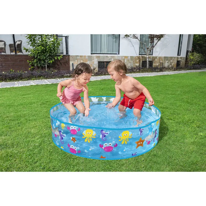 CHILDREN’S POOL F122X25CM BESTWAY 55028 - Надуваеми басейни<<<Басейни плажни артикули и оборудване<<<Градина<<<Praktiker