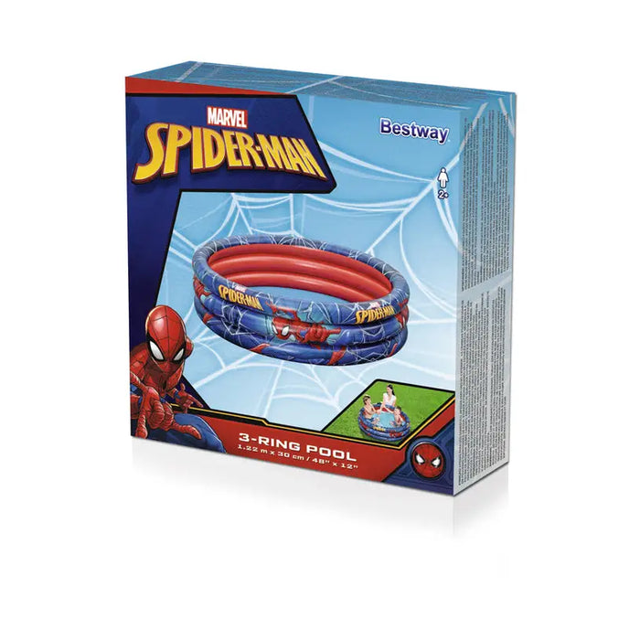 CHILDREN’S POOL F122X30CM SPIDER-MAN BESTWAY 98018 - Надуваеми басейни<<<Басейни плажни артикули и