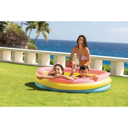 CHILDREN’S POOL F147X33CM INTEX 57422NP - Надуваеми басейни<<<Басейни плажни артикули и оборудване<<<Градина<<<Praktiker
