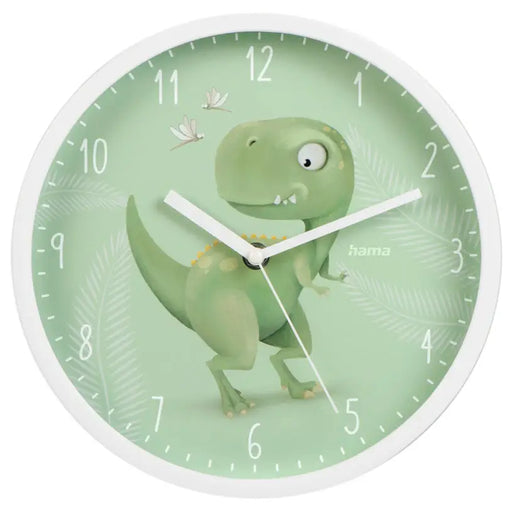 CHILDREN’S WALL CLOCK HAMA DINOSAUR F25 CM - Часовници<<<Декорации<<<Мебели и