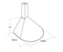 Chimney Kitchen Hood Akpo WK-5 Rondo Turbo 60 Inox - Cooker hoodsAGD-OKA<<<Home Appliance - ProductsAGD<<<ActionPL