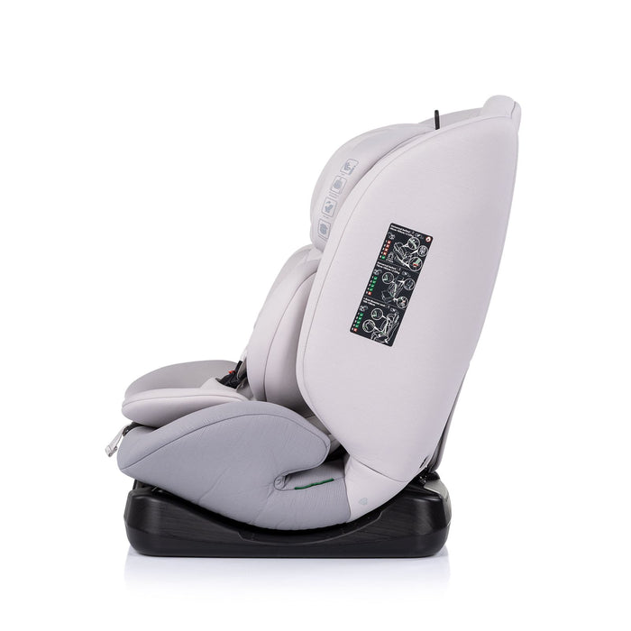 Car seat Chipolino - Mondial, i-Size, 40-150 cm, platinum