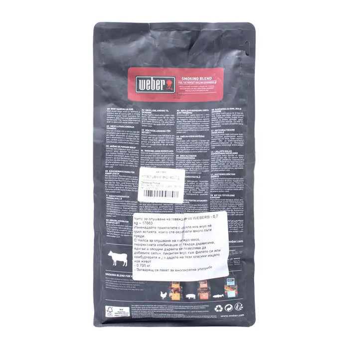 CHIPS FOR SMOKING 0.7KG. WEBER BEEF - Оборудване барбекю<<<Барбекю<<<Градина<<<Praktiker