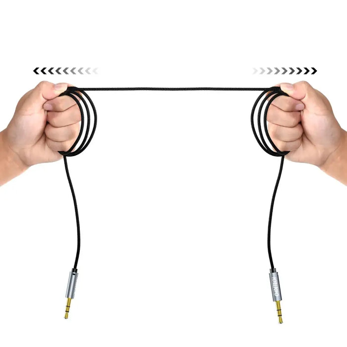 Choetech AUX002 cable mini jack 3.5mm (male) / mini jack 3.5mm (male) 1.2m - black - Audio cables<<<HurtelXML