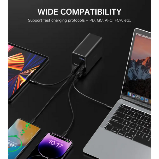 Choetech B635BK USB-A / USB-C Powerbank 22.5W 27000mAh - black - Powerbanks<<<HurtelXML