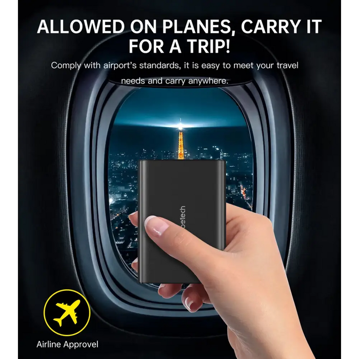 Choetech B635BK USB-A / USB-C Powerbank 22.5W 27000mAh - black - Powerbanks<<<HurtelXML