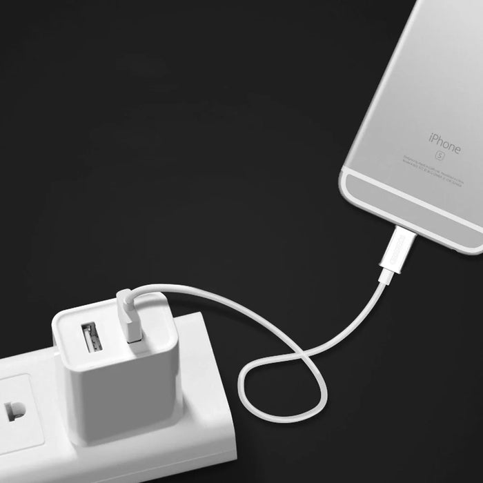 Choetech certified USB-A cable - Lightning MFI 1.8m white (IP0027) - Cell phone cables<<<HurtelXML