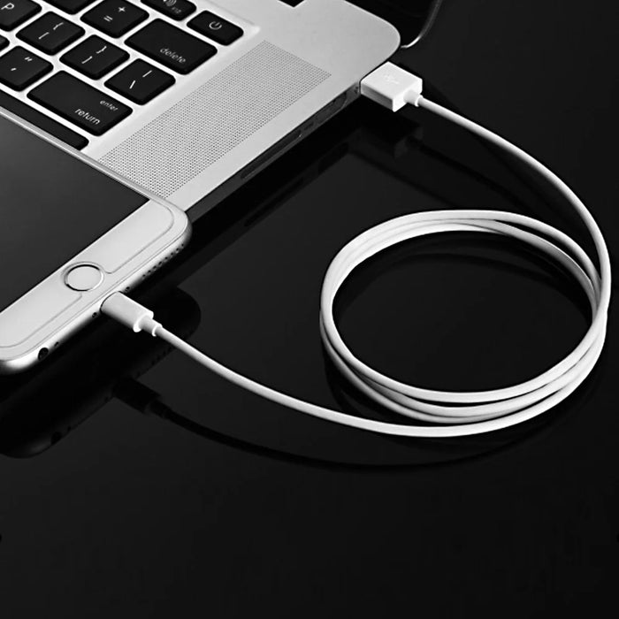 Choetech certified USB-A cable - Lightning MFI 1.8m white (IP0027) - Cell phone cables<<<HurtelXML