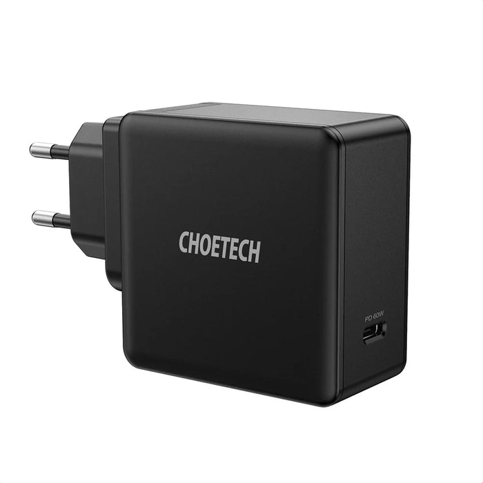 Choetech fast USB Type C wall charger PD 60W 3A black (Q4004-EU) - Cell phone USB charger<<<HurtelXML