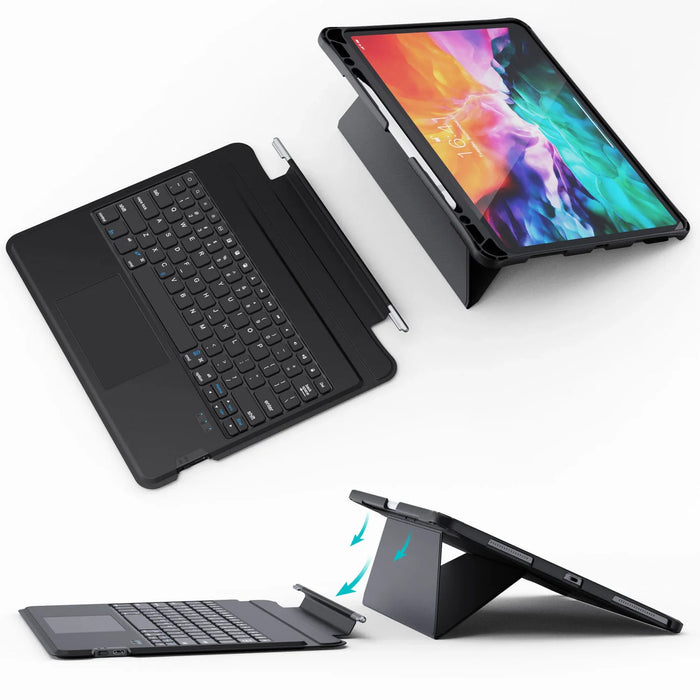 Choetech Keyboard Case Cover for iPad Pro 12.9’ 2020 / 2021 Wireless Bluetooth Keyboard Black (BH-015) - Other office