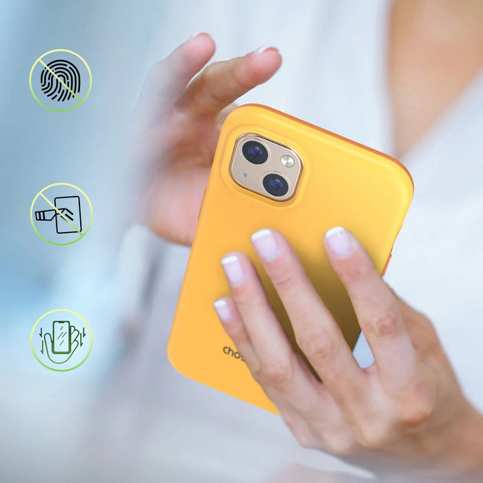 Choetech MFM Anti-drop case Made For MagSafe for iPhone 13 mini orange (PC0111-MFM-YE) - Cell phone cases