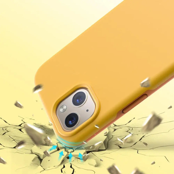 Choetech MFM Anti-drop case Made For MagSafe for iPhone 13 orange (PC0112-MFM-YE) - Cell phone cases