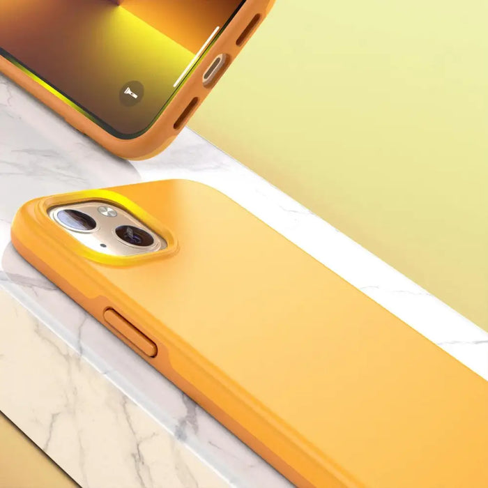 Choetech MFM Anti-drop case Made For MagSafe for iPhone 13 orange (PC0112-MFM-YE) - Cell phone cases