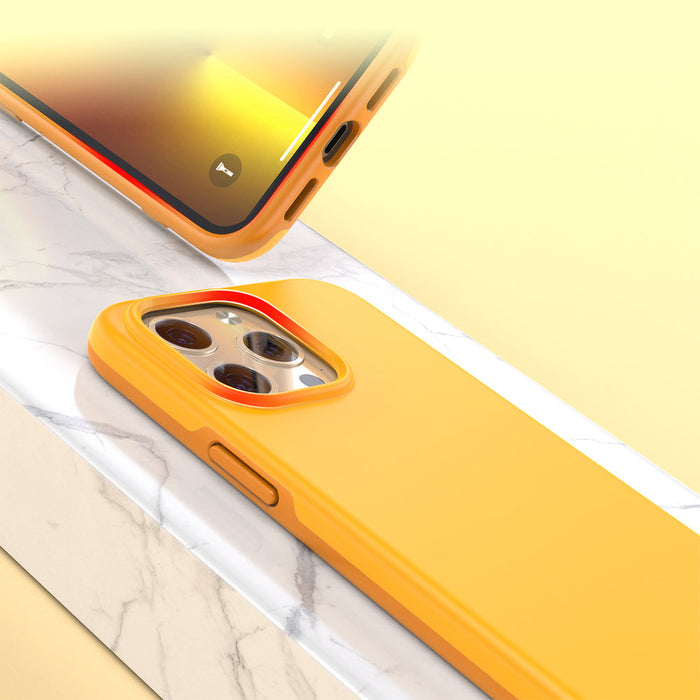 Choetech MFM Anti-drop case Made For MagSafe for iPhone 13 Pro orange (PC0113-MFM-YE) - Cell phone cases