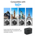 Choetech PD6041 USB-C USB-A PD 30W Travel Charger with 4 Plugs USA EU UK AU - Black - Cell phone USB charger<<<HurtelXML