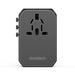 Choetech PD6045 USB-C USB-A 45W GaN Travel Charger with US EU UK AU Plugs - Black - Cell phone USB charger<<<HurtelXML