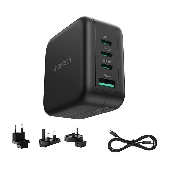 Choetech PD6055 70W GaN mains charger with US EU UK AU adapters - mains chargers<<<Chargers<<<GSM