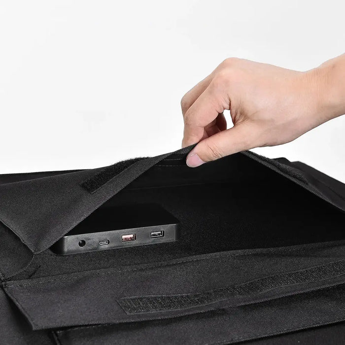 Choetech SC008 solar foldable charger 120W DC / USB-C / 2x USB-A - black - Cell phone USB charger<<<HurtelXML