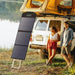 Choetech SC008 solar foldable charger 120W DC / USB-C / 2x USB-A - black - Cell phone USB charger<<<HurtelXML