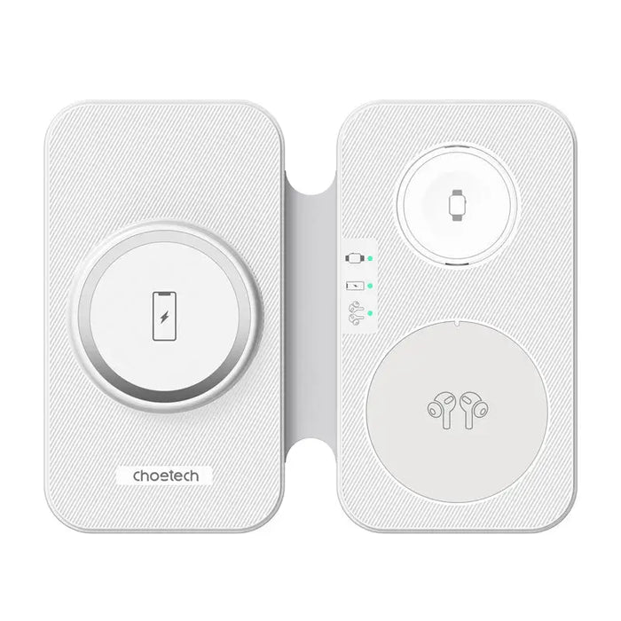 Choetech T616-F 3-in-1 inductive charger (white) - Wireless chargers<<<Chargers<<<GSM Accessories<<<InnproXML&&&Cell