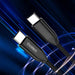 Choetech XCC-1036 USB-C - USB-C PD cable 240W 480Mb/s 2m - black - USB-C to USB-C<<<USB cables<<<GSM