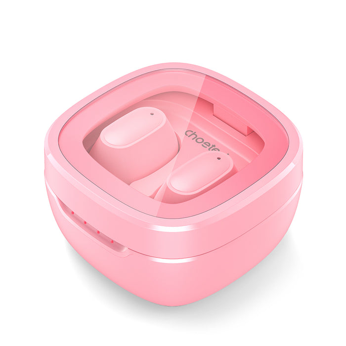 Choetech MEMS wireless TWS Bluetooth 5.3 headphones - pink