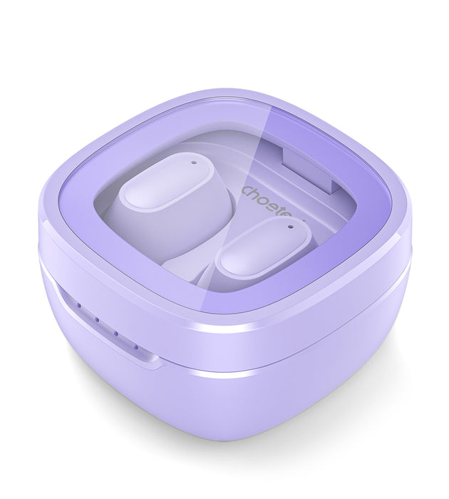 Choetech MEMS wireless TWS Bluetooth 5.3 headphones - purple